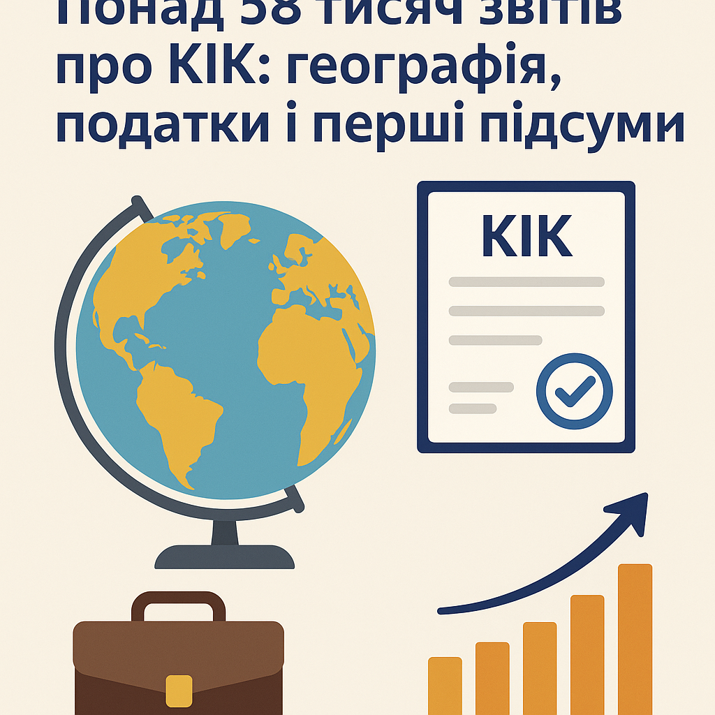  Более 58 тысяч отчетов по КИК: география, налоги и первые итоги